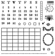 Load image into Gallery viewer, IOD Decor Stamp 15.5 x 15.5cm - A Timely Tale (Mini Stamp - 4 sheets)