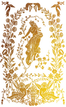 Load image into Gallery viewer, IOD Decor Transfer Pad 20 x 30.5cm - Gilded GOLD/SILVER FOIL Atheaeum (8 sheets)