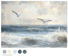 Load image into Gallery viewer, Redesign with Prima Decoupage Fibre Paper - Echoes On The Water (1 Sheet)
