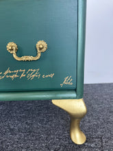 Load image into Gallery viewer, Green Drawers with Gold Detailing