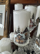 Load image into Gallery viewer, 3 Cream Cottages Wonderland Candle