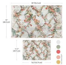 Load image into Gallery viewer, Redesign with Prima Double Delight Decoupage Fibre Paper Set - Jardin Fleuri 2 Sheets