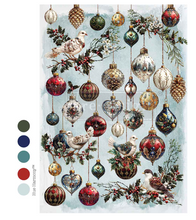 Load image into Gallery viewer, Redesign with Prima Decoupage Fibre Paper - A4 Jewel of the Season (1 Sheet)