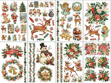 Load image into Gallery viewer, IOD Decor Transfer Pad 20 x 30.5cm - Kitschy Christmas (8 Sheets) Limited Edition