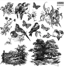 Load image into Gallery viewer, IOD Decor Stamp 30.5 x 30.5cm - Meadowlark (with masks)