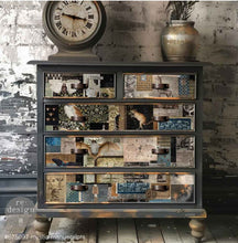 Load image into Gallery viewer, Redesign with Prima Decoupage Fibre Paper - Mystic Manuscripts 3 Sheets