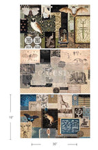 Load image into Gallery viewer, Redesign with Prima Decoupage Fibre Paper - Mystic Manuscripts 3 Sheets
