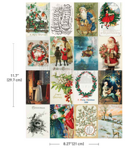 Load image into Gallery viewer, Redesign with Prima A4 Transfer - Season's Greetings From The Past (1 Sheet)