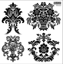 Load image into Gallery viewer, IOD Decor Stamp 15.5 x 15.5cm - Velveteen (Mini Stamp - 4 sheets)