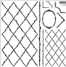 Load image into Gallery viewer, IOD Decor Stamp 30.5 x 30.5cm - Veranda (2 sheets and masks)
