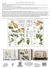 Load image into Gallery viewer, IOD Decor Transfer Pad 31 x 41cm - Flora Parisiensis(4 sheets)