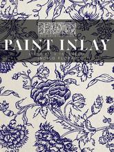 Load image into Gallery viewer, IOD Decor Paint Inlays - Indigo Floral (8 sheets) ***Limited Edition***