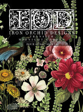 Load image into Gallery viewer, IOD Decor Transfer Pad 31 x 41cm  - Midnight Garden (4 Sheets)