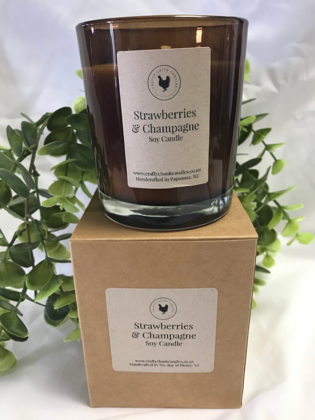 Strawberries & Champagne - Crafty Chook Candle