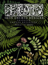 Load image into Gallery viewer, IOD Decor Transfer Pad 31 x 41cm  - Frond Botanical (4 Sheets)