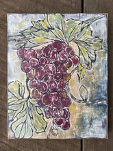 Load image into Gallery viewer, IOD Decor Stamp 30.5 x 30.5cm - Grapes (with masks) *RETIRED*