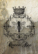 Decoupage Queen A3 Rice Paper - Queen Bee