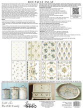 Load image into Gallery viewer, IOD Decor Paint Inlay - Alfred Peats and Co (8 Sheets) ***Limited Edition***
