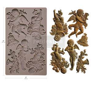 Redesign with Prima Moulds - Angelic Floral Noel