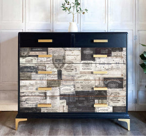Redesign with Prima Decoupage Fibre Paper - A1 Antique Labels