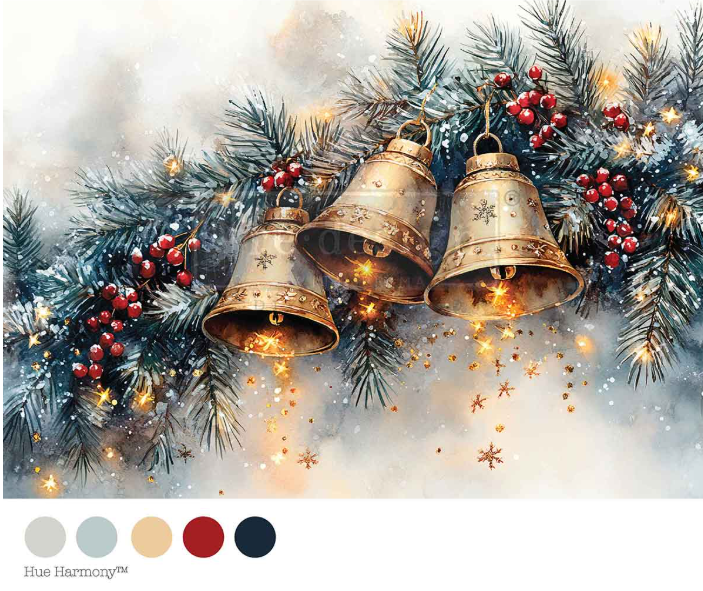 Redesign with Prima Decoupage Fibre Paper - A4 Belle of The Season (1 Sheet)