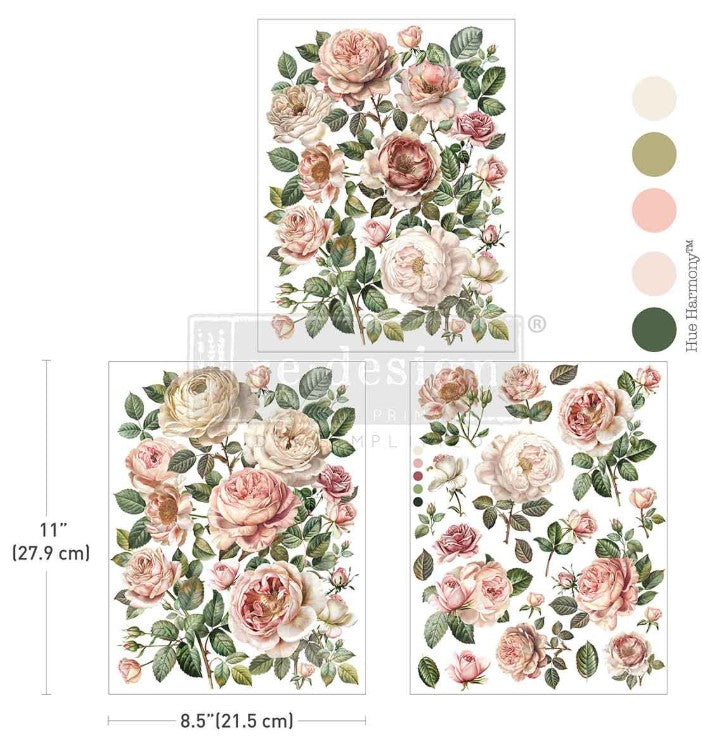 Redesign with Prima Middy Transfer - Blush Blossoms