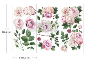 Redesign with Prima Transfer Mini - Delicate Roses