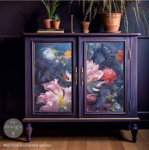 Redesign with Prima Decoupage Fibre Paper - A1 Enchanted Garden