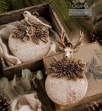 Load image into Gallery viewer, Redesign with Prima Moulds - Evergreen Antler Emblem
