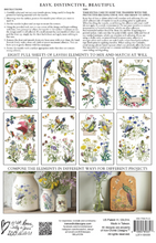 Load image into Gallery viewer, IOD Decor Transfer Pad 20 x 30.5cm - Flora Greca  (8 sheets)
