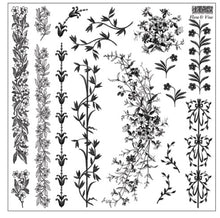 Load image into Gallery viewer, IOD Decor Stamp 30.5 x 30.5cm - Flora &amp; Vine (with masks)
