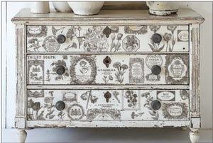 IOD Décor Paint Inlay - Floriography (8 Sheets) ***Limited Edition***