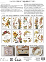 Load image into Gallery viewer, IOD Decor Transfer Pad 31 x 41cm - Flowers by the Poets (8 sheets)
