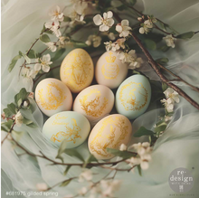 Load image into Gallery viewer, Redesign with Prima H2O Single Sheet Gold Transfer - Gilded Spring
