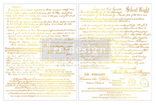 Load image into Gallery viewer, Redesign with Prima - Gilded Noel Script - Middy Kacha Gold Foil Transfer
