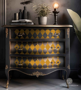 Redesign with Prima Transfer Large - Gold Harlequin