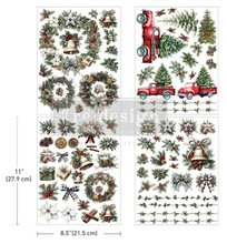 Load image into Gallery viewer, Redesign with Prima Middy Transfer - Home For The Holidays (3 Sheets + Bonus Sheet)
