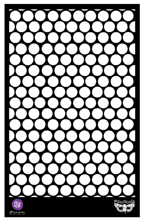 Redesign with Prima Stencil - Honeycomb