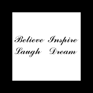 Believe Laugh Inspire Dream Stencil