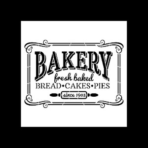 Bakery Stencil - Large Size