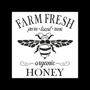 Farm Fresh Honey Stencil