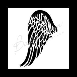 Angel Wing 1 Stencil (large)