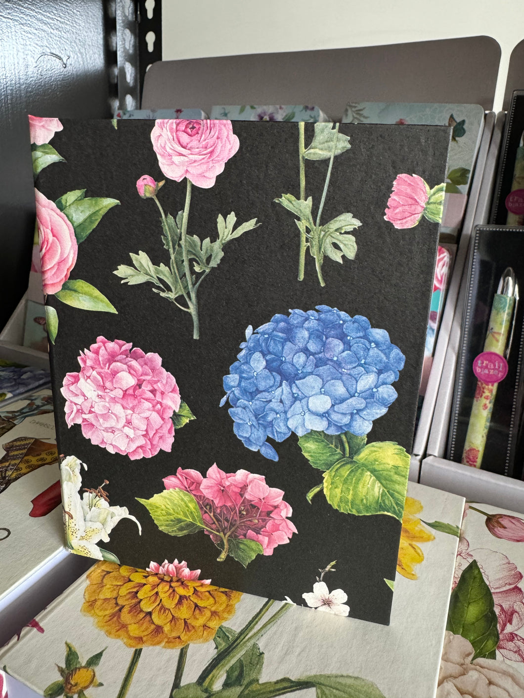 Jotter Pad - Hydrangeas and Peonies