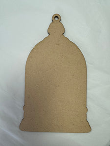 Blank MDF 3mm Cloche Cut-out