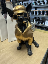 Load image into Gallery viewer, Black and Gold Chihuahua with attitude
