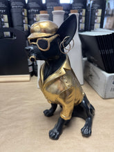 Load image into Gallery viewer, Black and Gold Chihuahua with attitude
