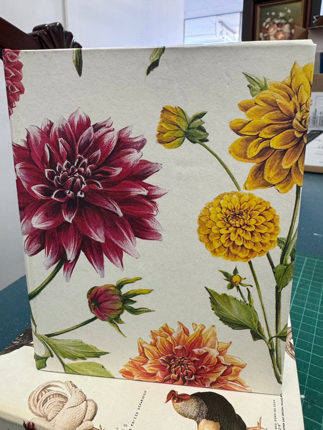 Jotter Pad - Dahlias