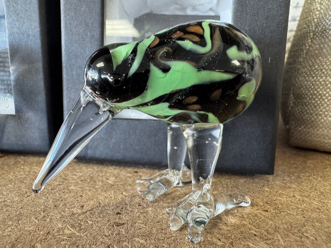 Little Glass Green/Black/Gold Kiwi