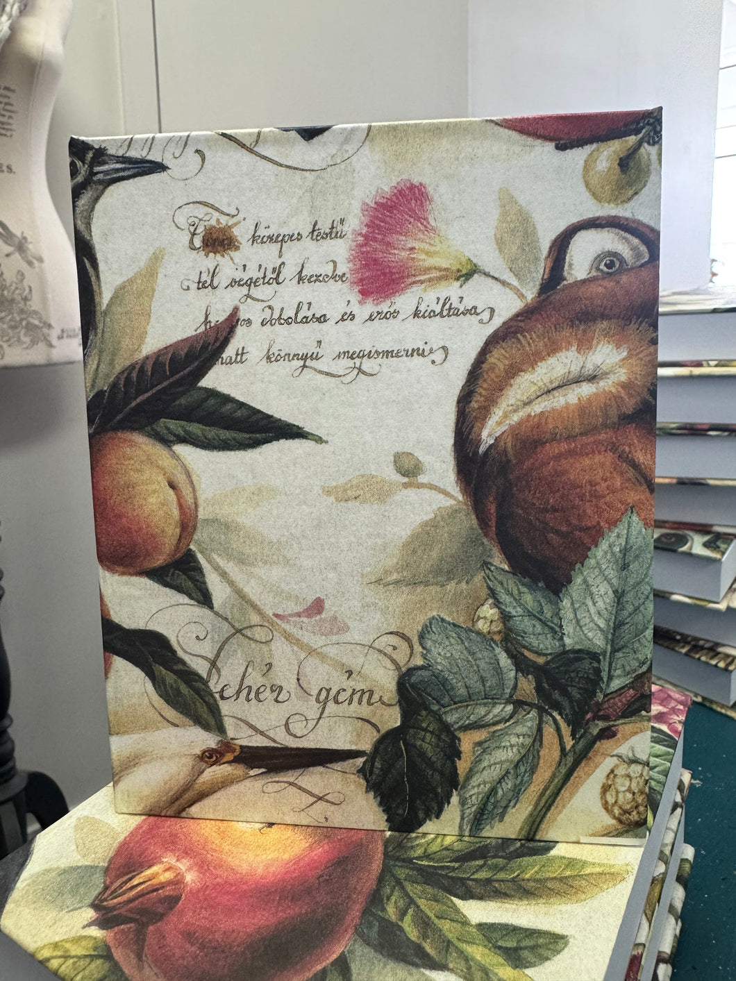 Jotter Pad - Birds and Peaches