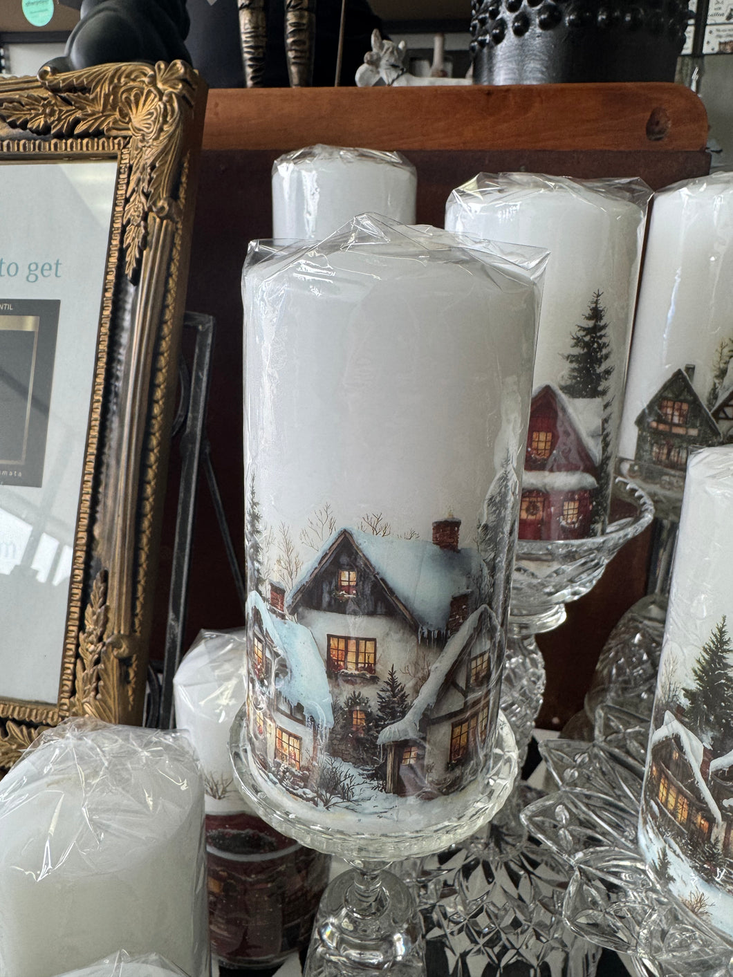 3 Cream Cottages Wonderland Candle